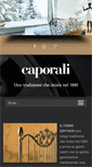 Mobile Screenshot of caporali.it